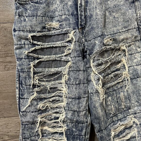 Vintage kozmic blues jeans women’s Size 29 M Retro Acid Washed Distressed - Picture 4 of 10